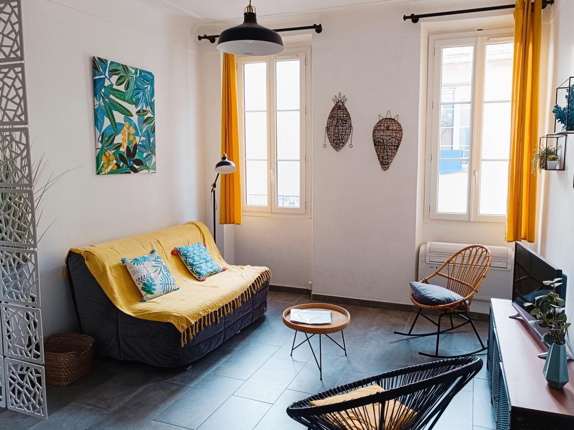 Grand 2 Pieces Renove Climatise, Vieil Antibes, Proche Port Apartment Exterior photo